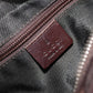 GUCCI GG Canvas Shoulder Bag Brown