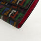 FENDI Zucca Canvas T rifold Wallet Multicolor Gold