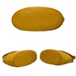 DIOR Top Handle Handbag Yellow Leather CD Metal Logo
