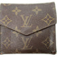 LOUIS VUITTON Bifold Wallet M61660 Brown Portonebi (old type)