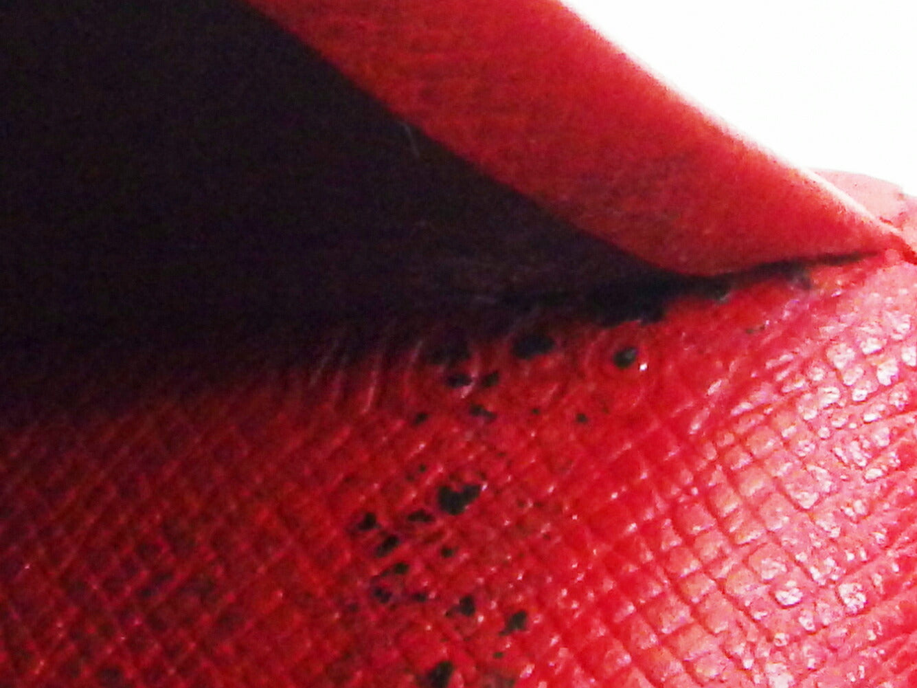 LOUIS VUITTON Long Wallet Purse Red Portonebi Tresol