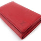 LOUIS VUITTON Long Wallet Purse Red Portonebi Tresol