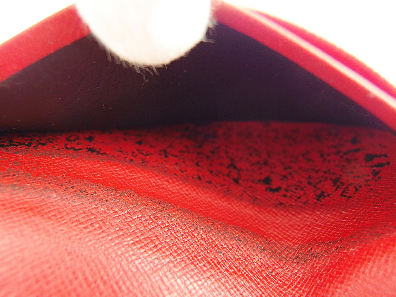 LOUIS VUITTON Long Wallet Purse Red Portonebi Tresol