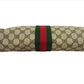 GUCCI Clutch bag Beige Brown Green type Sherry Line Old Gucci