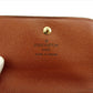 LOUIS VUITTON Bifold Wallet M61652 Brown beige gold Porte Monnaie Billets Cartes Credit