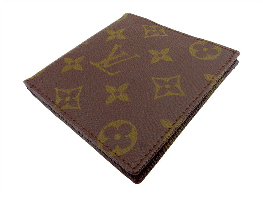 LOUIS VUITTON Bill Compartment No.142 Brown beige Porte Billets Cult Blue (old type)