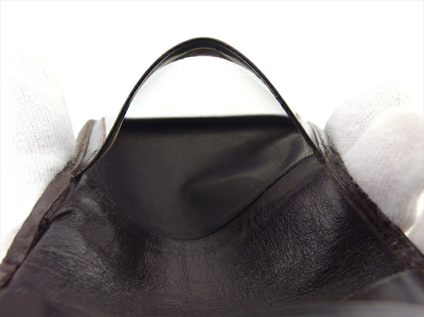 LOUIS VUITTON Bill Compartment No.142 Brown beige Porte Billets Cult Blue (old type)