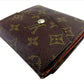 LOUIS VUITTON Bifold Wallet M61660 Brown beige Portonebier