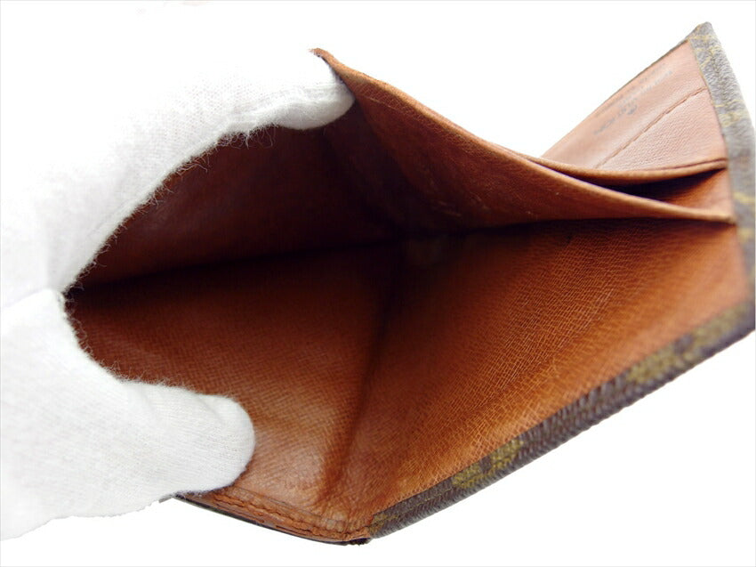 LOUIS VUITTON Bifold Wallet M61660 Brown beige Portonebier