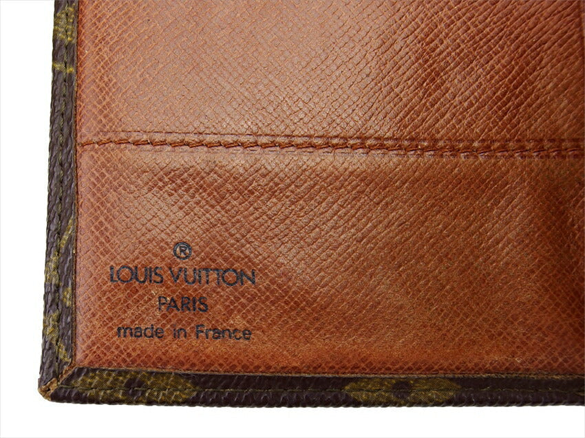 LOUIS VUITTON Bifold Wallet M61660 Brown beige Portonebier