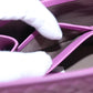 BOTTEGA VENETA Intecciato Long Wallet Leather Purple