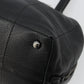 CHANEL Handbag Caviar Skin Black Silver CC