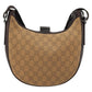 GUCCI GG Canvas Shoulder Bag Brown