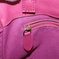 BURBERRY Blue Label Leather Hand Bag Pink Gold