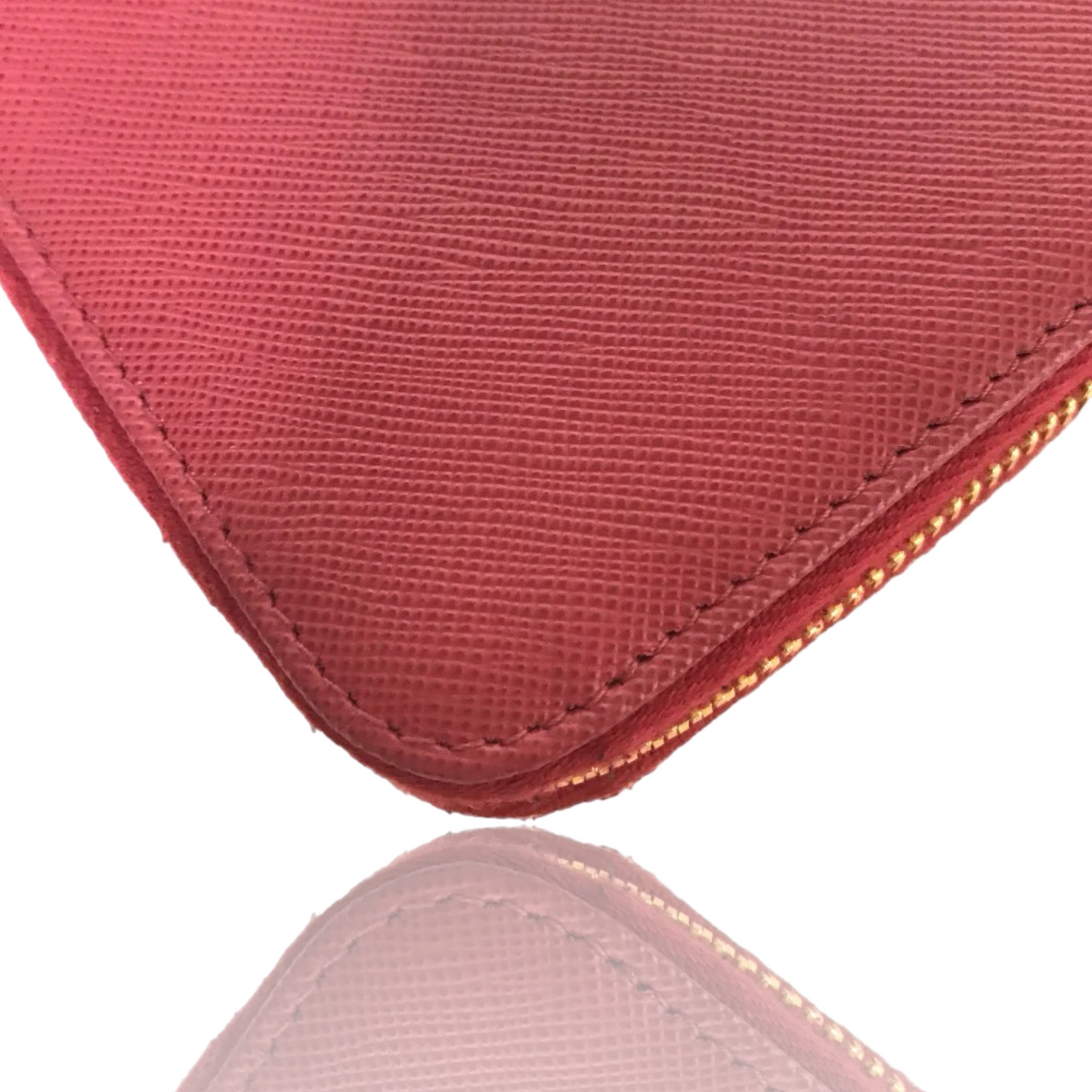 PRADA SAFFIANO ROUND ZIP WALLET