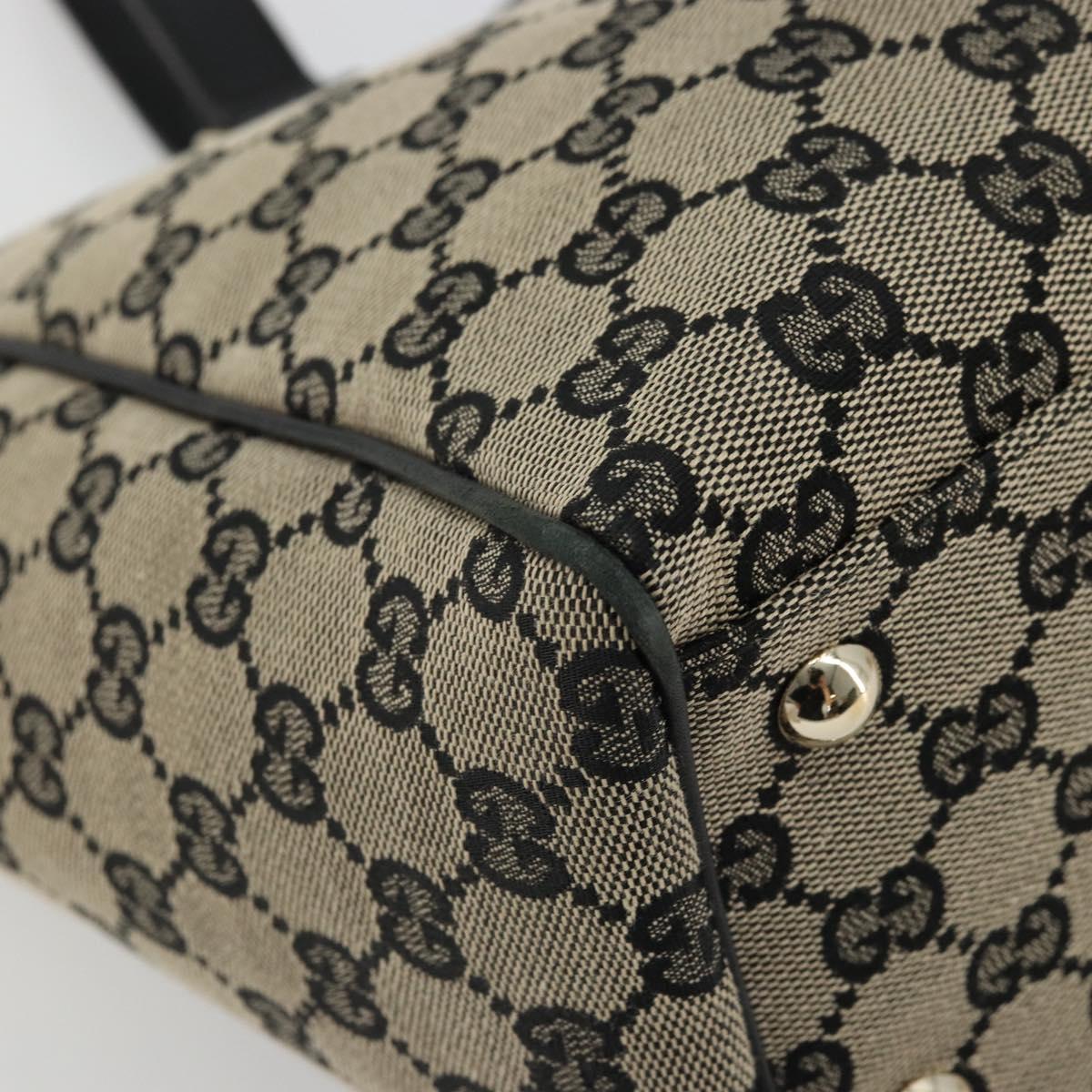 GUCCI GG Canvas Hand Bag Black