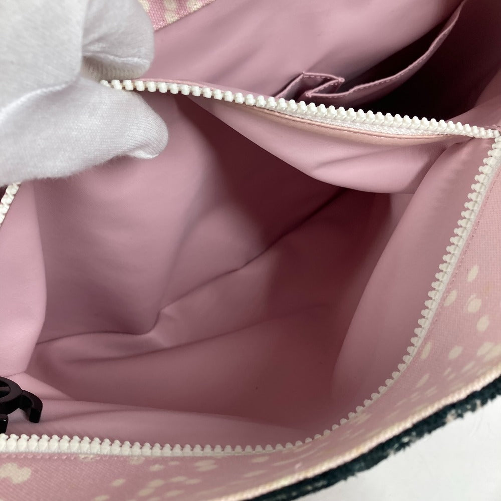 CHANEL Shoulder Bag cotton pink High Summer Pile Large CC COCO Mark