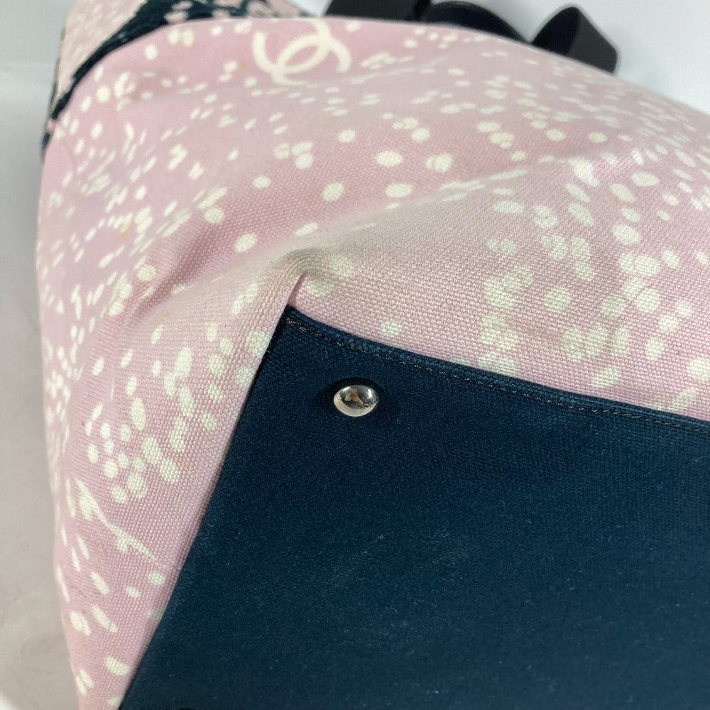 CHANEL Shoulder Bag cotton pink High Summer Pile Large CC COCO Mark