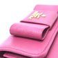 PRADA Trifold wallet 1MH840 saffiano leather pink logo ribbon