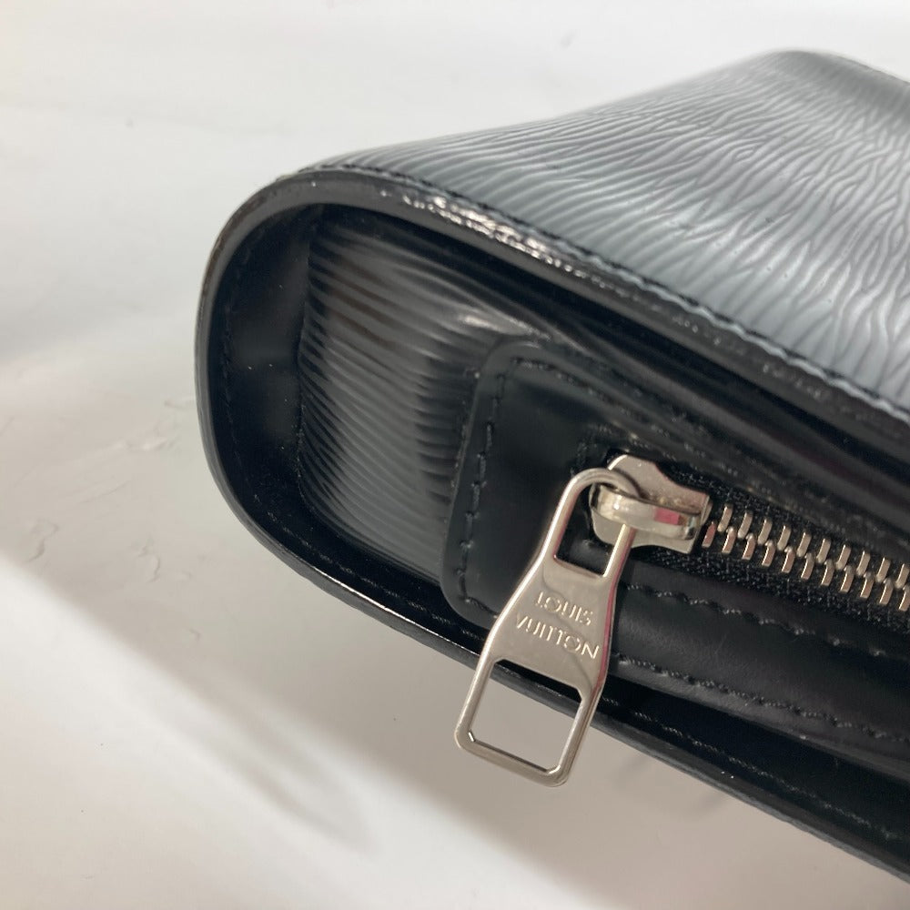 LOUIS VUITTON business bag M59362 Epi Leather black Epi Osh mens Used Authentic