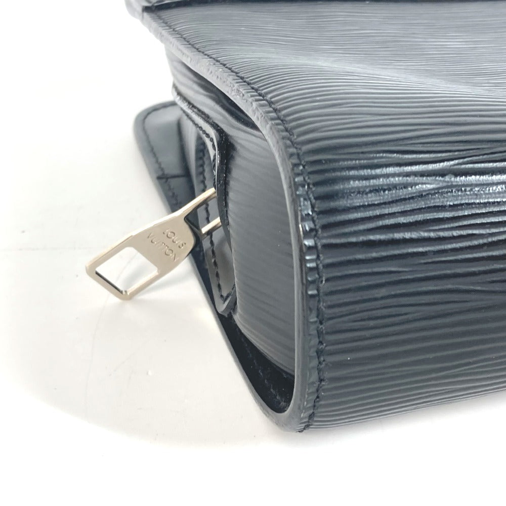 LOUIS VUITTON business bag M59362 Epi Leather black Epi Osh mens Used Authentic