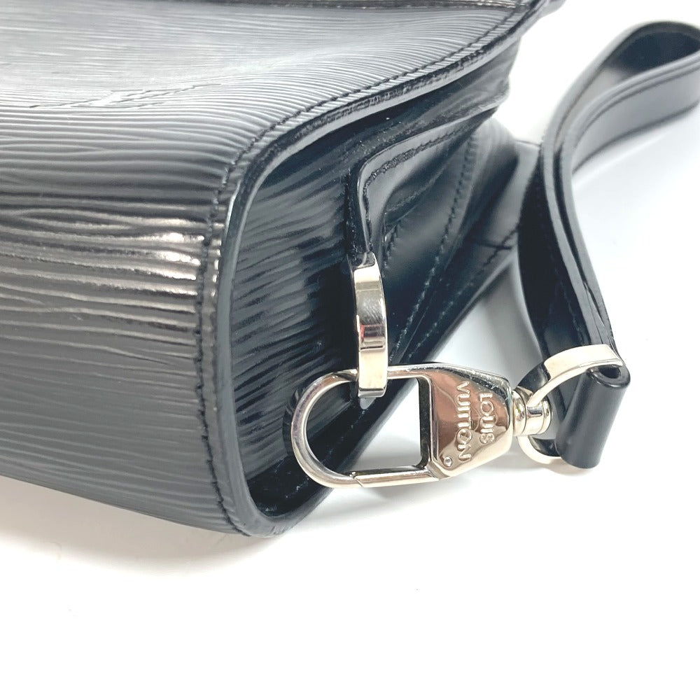 LOUIS VUITTON business bag M59362 Epi Leather black Epi Osh mens Used Authentic