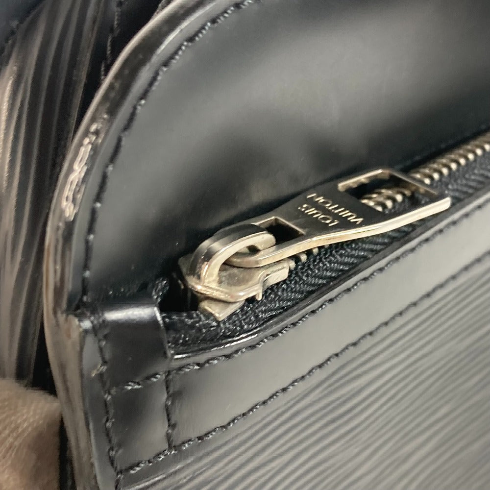 LOUIS VUITTON business bag M59362 Epi Leather black Epi Osh mens Used Authentic