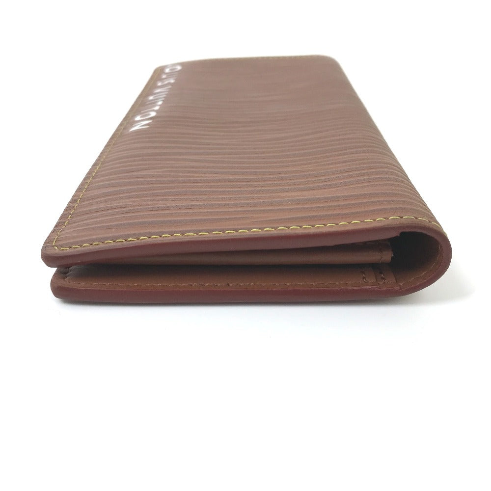 LOUIS VUITTON Long Wallet Purse M82631 Epi Leather Brown Epi Portefeuille Blaza NM mens Used Authentic