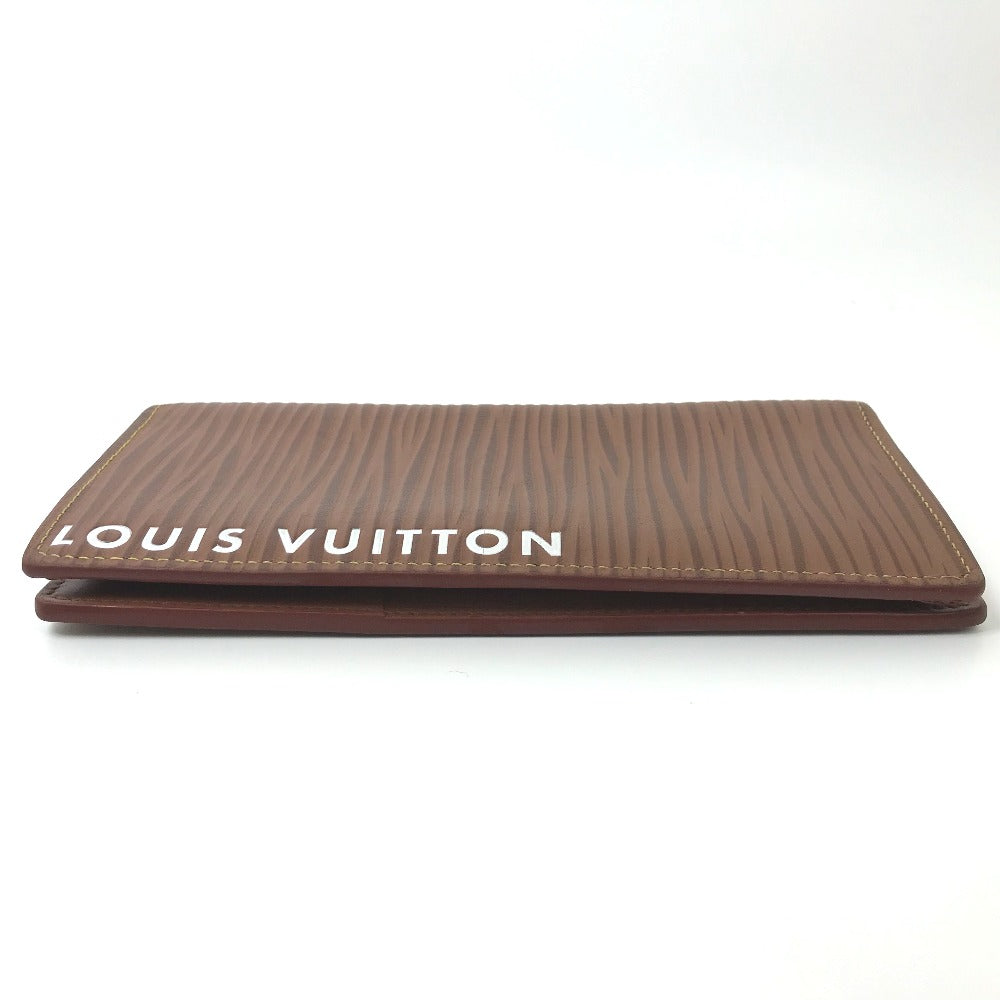 LOUIS VUITTON Long Wallet Purse M82631 Epi Leather Brown Epi Portefeuille Blaza NM mens Used Authentic