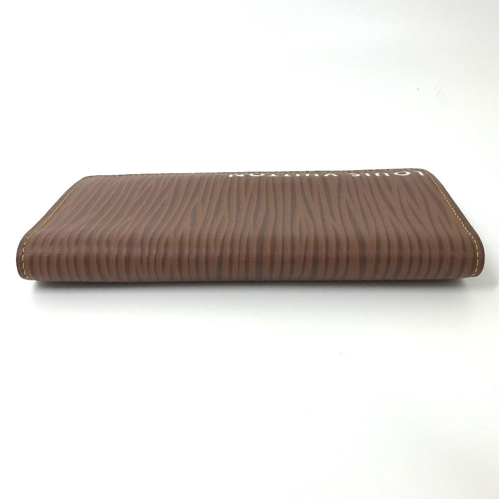 LOUIS VUITTON Long Wallet Purse M82631 Epi Leather Brown Epi Portefeuille Blaza NM mens Used Authentic