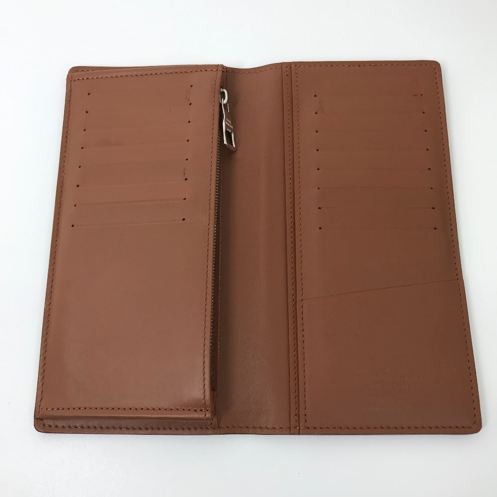 LOUIS VUITTON Long Wallet Purse M82631 Epi Leather Brown Epi Portefeuille Blaza NM mens Used Authentic