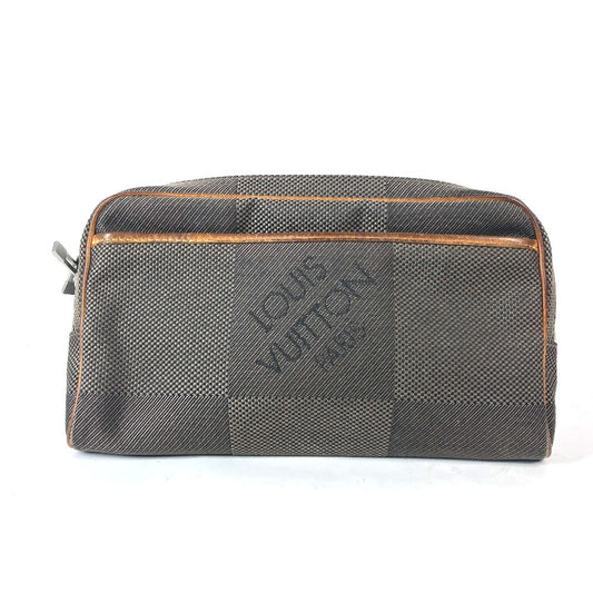 LOUIS VUITTON Sling bag M93619 Damier Jean Canvas khaki Damier Jean Acrobat mens Used Authentic