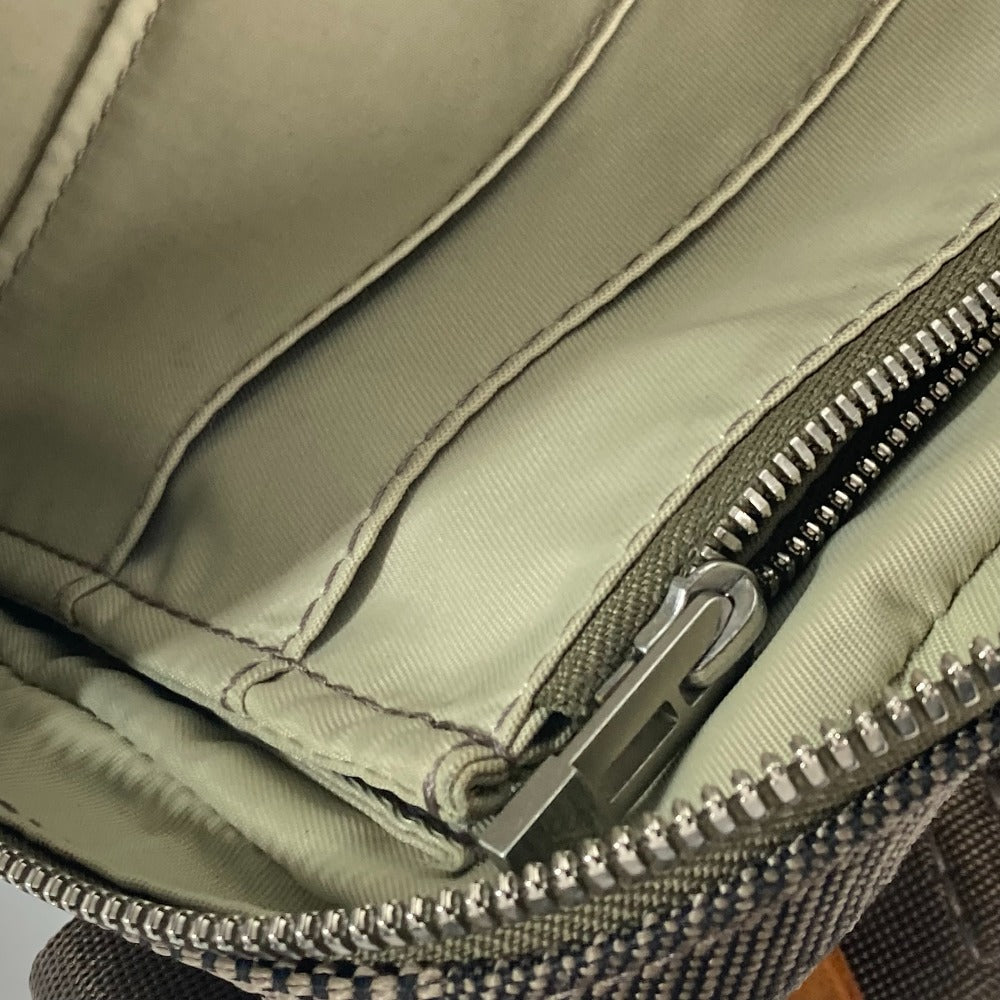 LOUIS VUITTON Sling bag M93619 Damier Jean Canvas khaki Damier Jean Acrobat mens Used Authentic