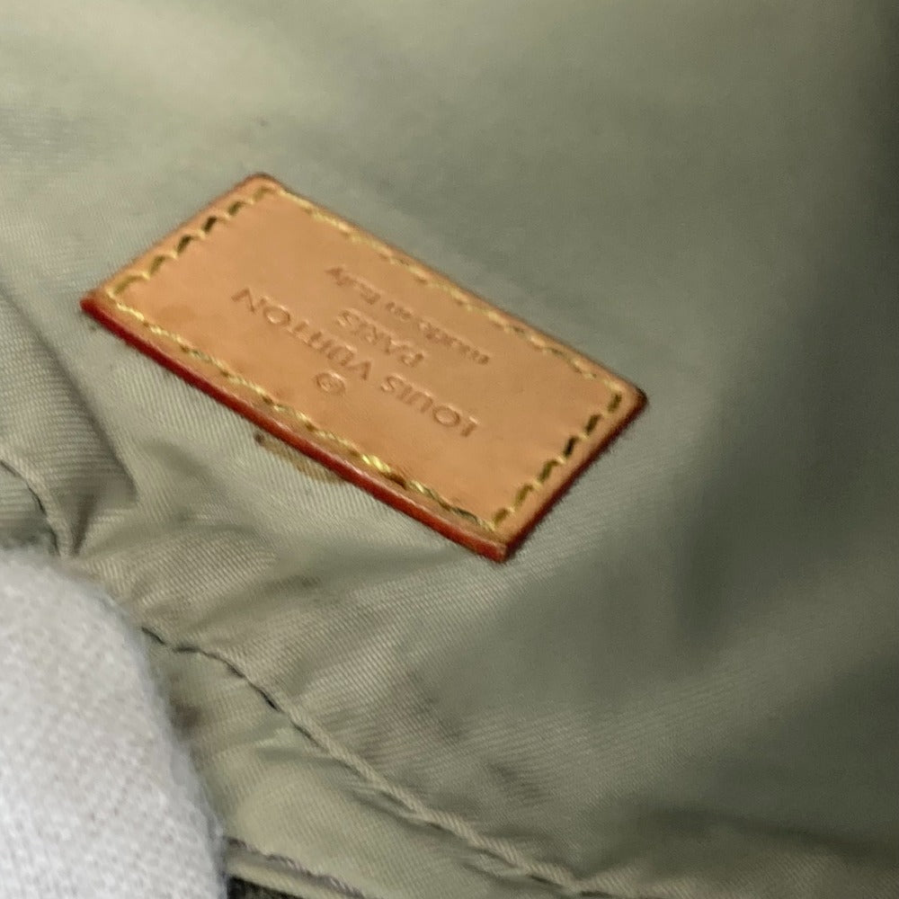 LOUIS VUITTON Sling bag M93619 Damier Jean Canvas khaki Damier Jean Acrobat mens Used Authentic