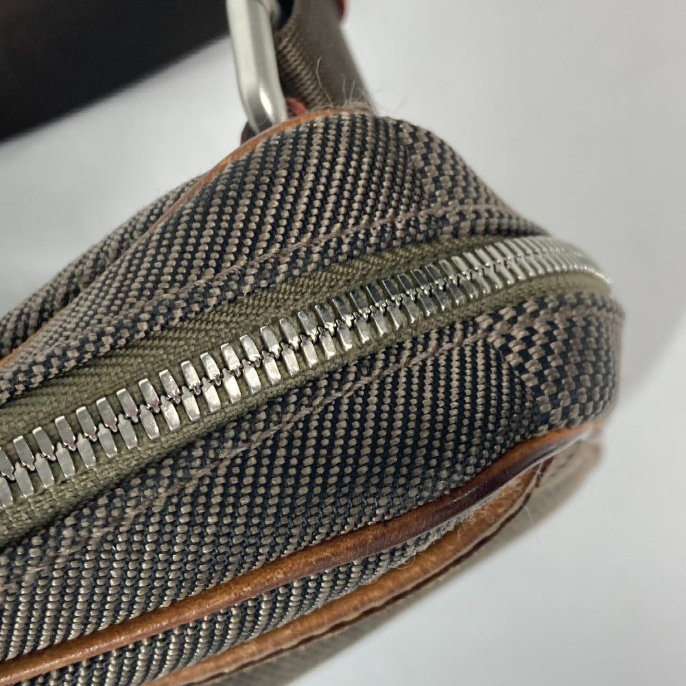 LOUIS VUITTON Sling bag M93619 Damier Jean Canvas khaki Damier Jean Acrobat mens Used Authentic