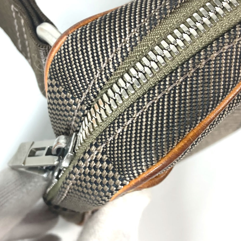 LOUIS VUITTON Sling bag M93619 Damier Jean Canvas khaki Damier Jean Acrobat mens Used Authentic