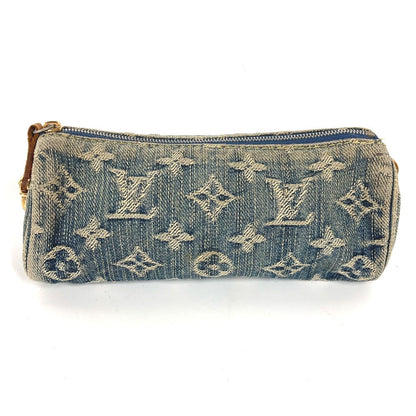 LOUIS VUITTON Pouch M95081 Monogram denim blue Monogram denim Truth Speedy GM Women Used Authentic