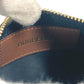 BURBERRY Pouch leather Brown TB logo