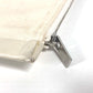 CELINE Clutch bag Leather / canvas white logo Women Used Authentic