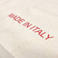 CELINE Clutch bag Leather / canvas white logo Women Used Authentic