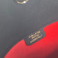 CELINE Shoulder Bag leather black vintage logo Women Used Authentic