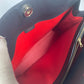 CELINE Shoulder Bag leather black vintage logo Women Used Authentic