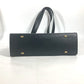 CELINE Shoulder Bag leather black vintage logo Women Used Authentic