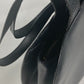 CELINE Shoulder Bag leather black vintage logo Women Used Authentic