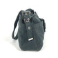 FENDI Shoulder Bag Jersey gray Mamma Bucket logo Women Used Authentic