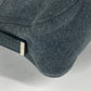 FENDI Shoulder Bag Jersey gray Mamma Bucket logo Women Used Authentic