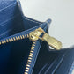 LOEWE gloves wool blue Accessories Anagram logo unisex(Unisex) Used Authentic