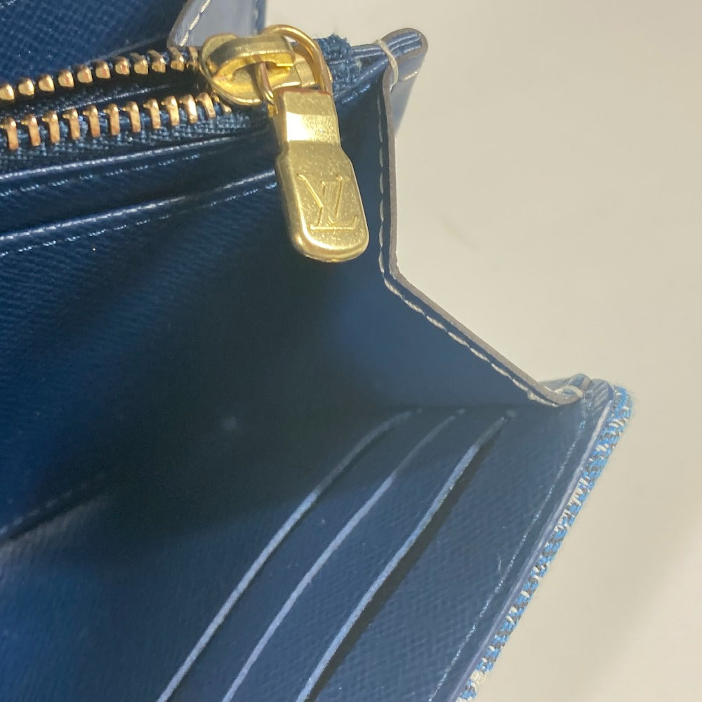 LOEWE gloves wool blue Accessories Anagram logo unisex(Unisex) Used Authentic
