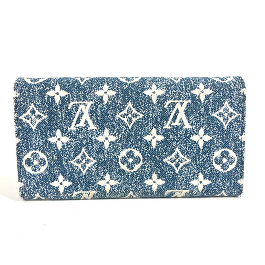 LOEWE gloves wool blue Accessories Anagram logo unisex(Unisex) Used Authentic