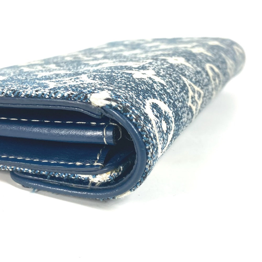 LOEWE gloves wool blue Accessories Anagram logo unisex(Unisex) Used Authentic